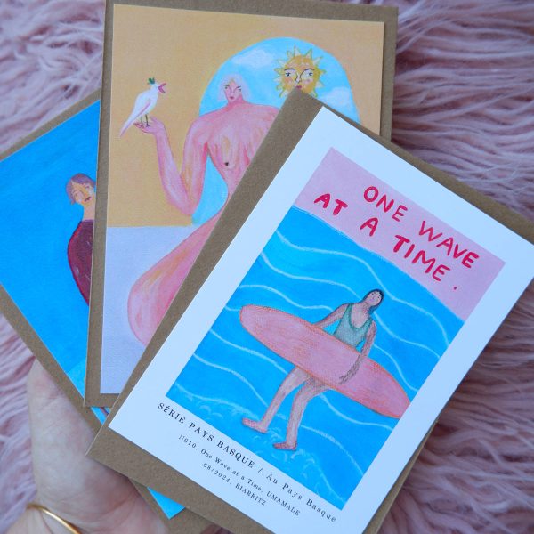 set of 6 postcards