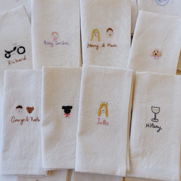 custom napkin set