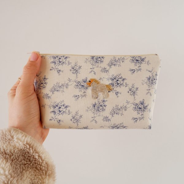 handmade beaded purse silver