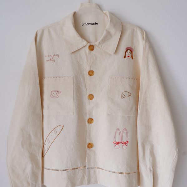 everyday poetry linen shirt