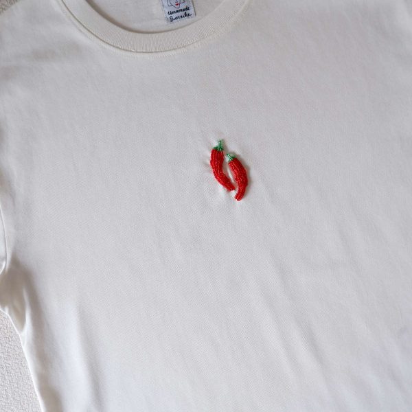 Piment d'Espelette Beaded T-shirt