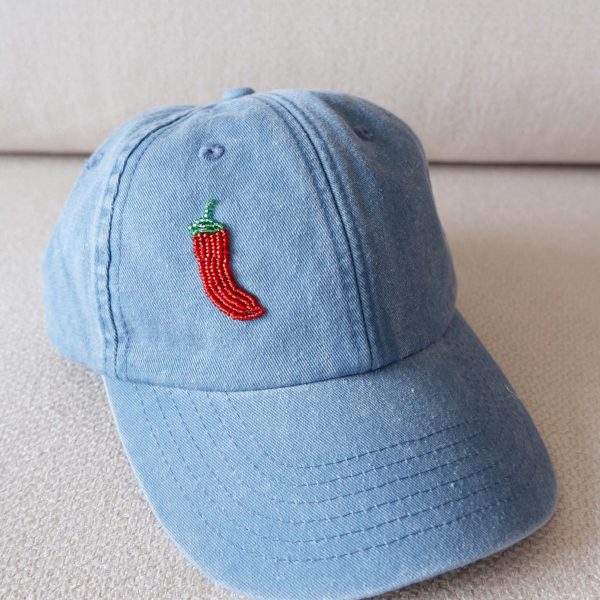 Piment d'Espelette Hand Beaded Cap